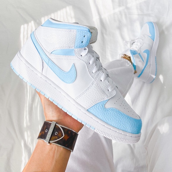 Nike | Shoes | Nike Custom Air Jordan Mid Sneakers | Poshmark